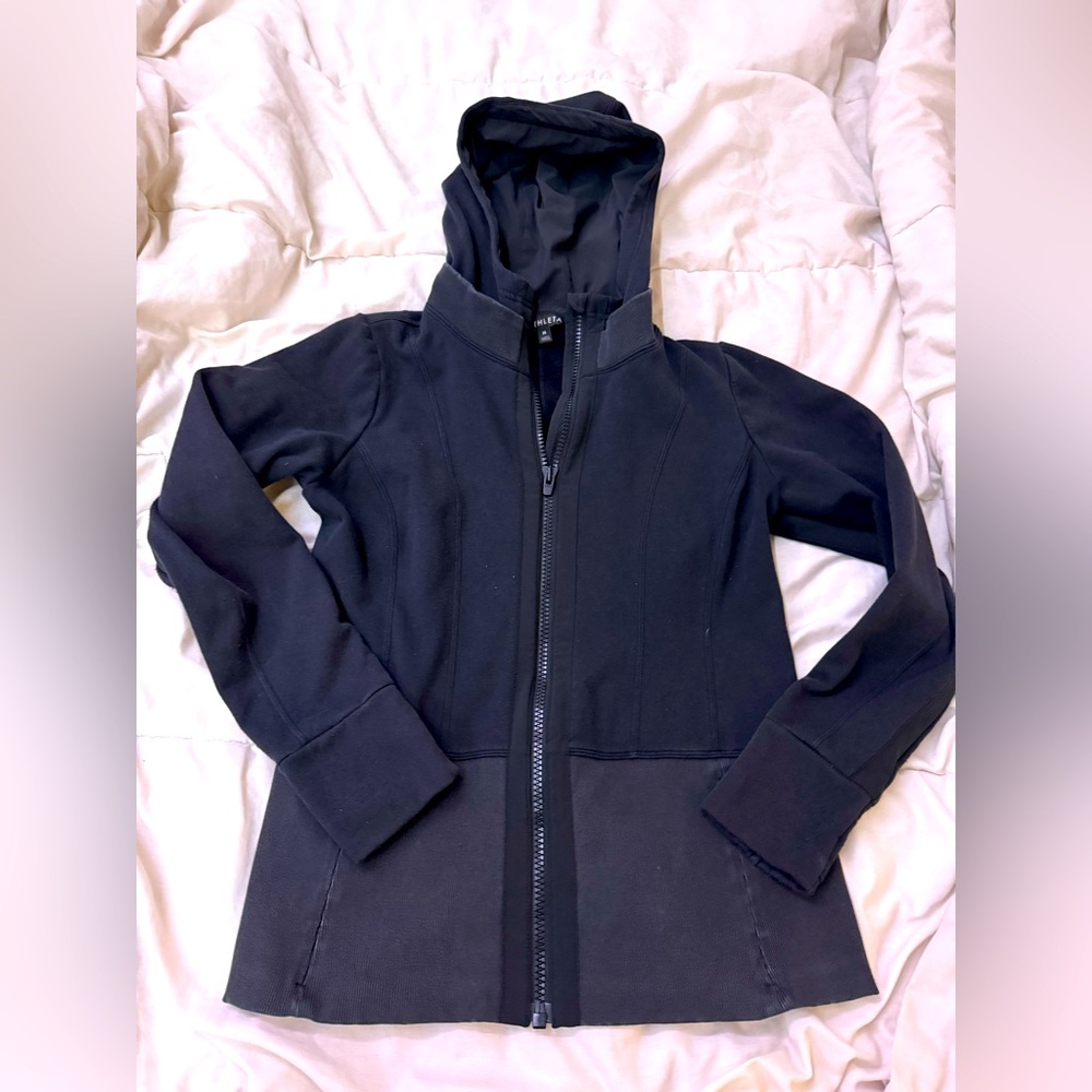 Athleta jacket heavyweight distressed size medium